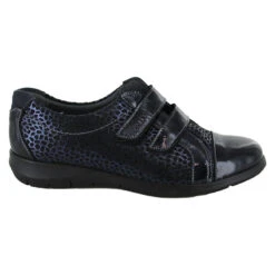 SUAVE Chaussures à Velcro Confortables Femme Oxford 6609