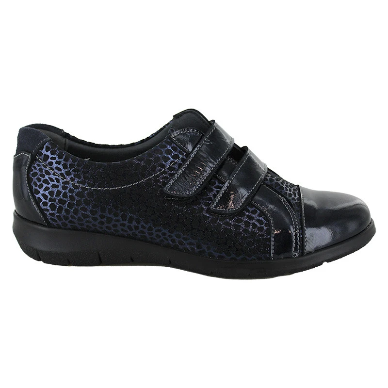 SUAVE Chaussures à Velcro Confortables Femme Oxford 6609 3 SUAVE Chaussures à Velcro Confortables Femme Oxford 6609
