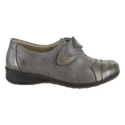 SUAVE Chaussures à Velcro Confortables Femme Dallas 7550