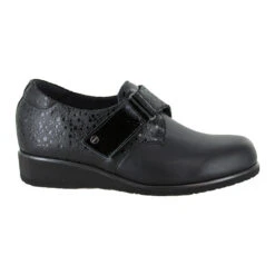 HERGOS Chaussures à Velcro Confortables Femme H8002